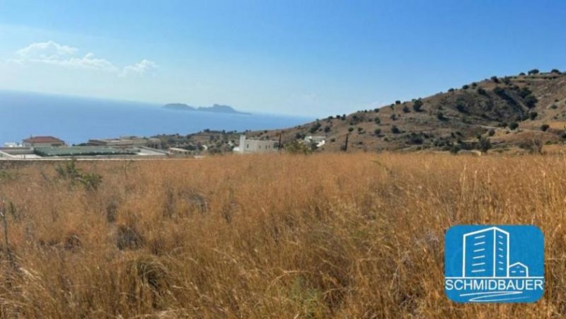 Agia Galini Kreta, Agia Galini: Grundstück mit Panoramablick auf das Libysche Meer zu verkaufen Grundstück kaufen